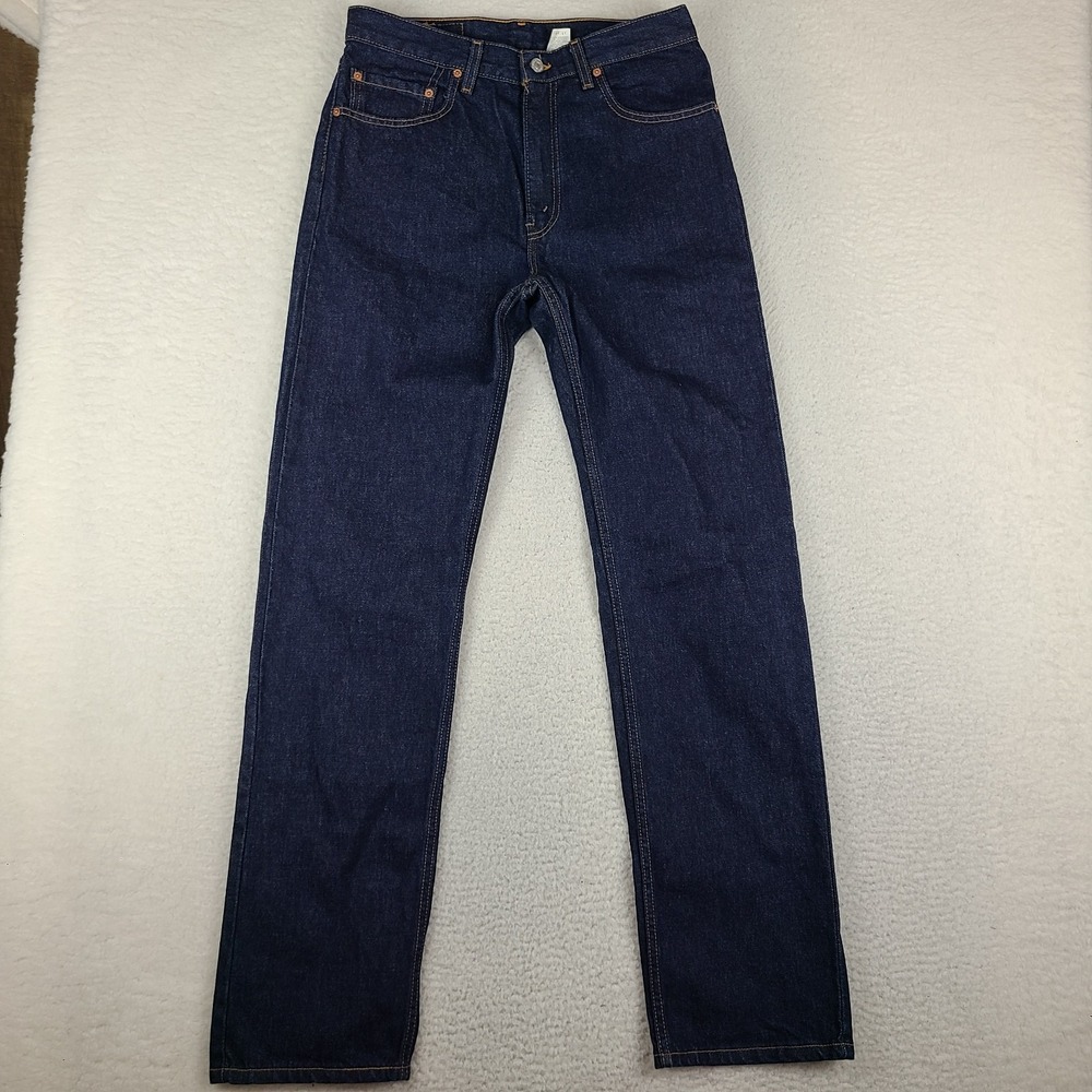 VTG Levi's 505 Jeans Mens 33x34 Blue Regular Fit Straight Leg 100% Cotton USA